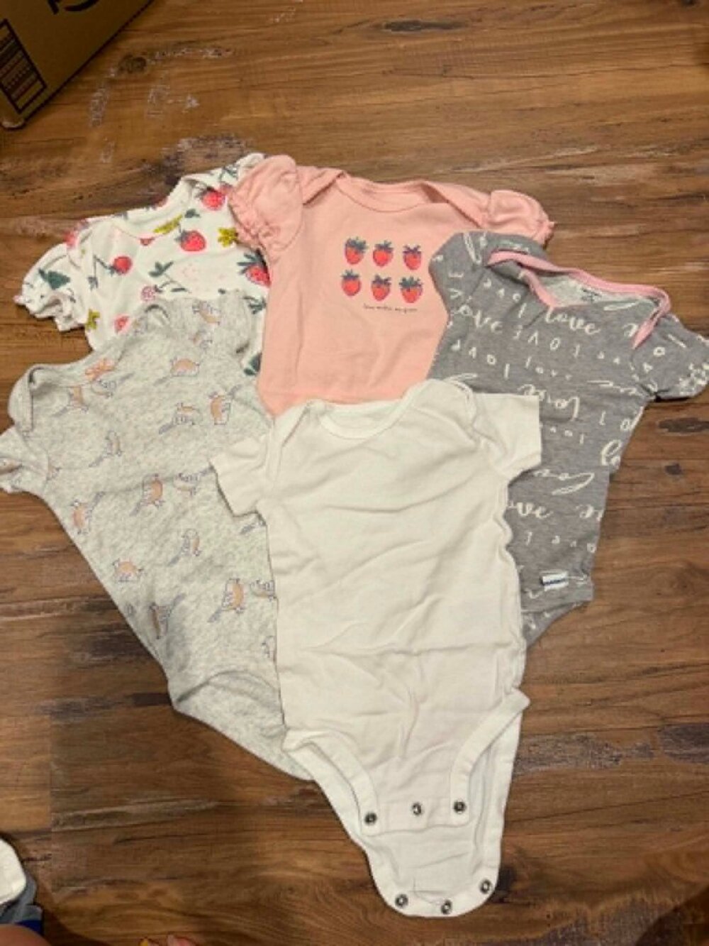 Baby Girl Bodysuit Bundle 3-6 Months